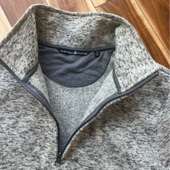 Beverly Hills Polo Club 1/2 zip knit - Picture 3 of 8